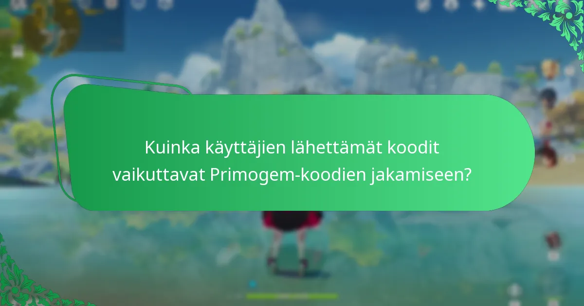 Kuinka lunastaa Genshin Impactin Primogem-koodit?