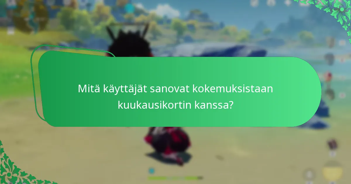 Mitkä ovat Genshin Impactin kuukausikortin mahdolliset haitat?