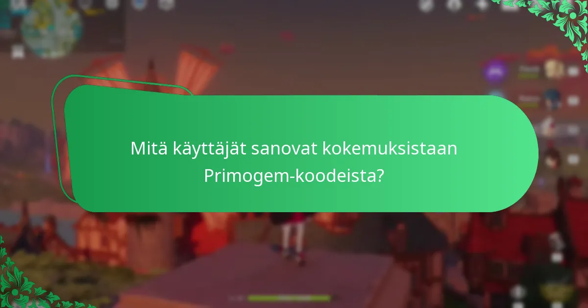Mitkä ovat yleiset ongelmat Primogem-koodien lunastamisessa?