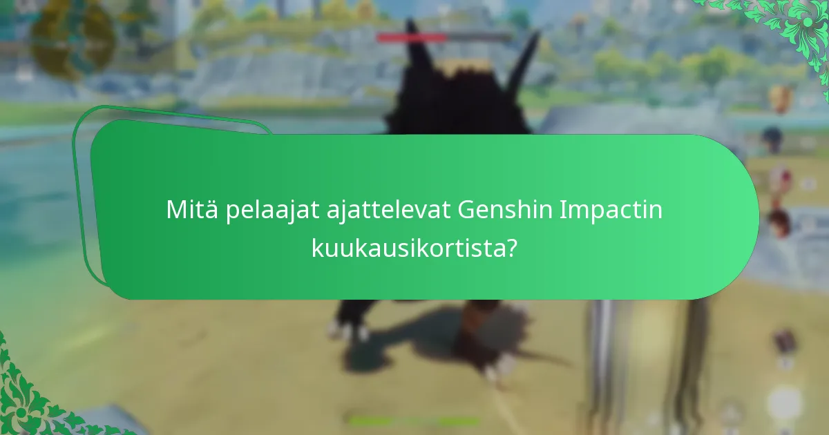 Mitkä tekijät pelaajien tulisi ottaa huomioon ennen kuukausikortin ostamista?
