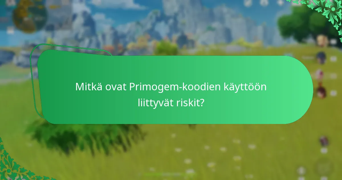Kuinka käyttäjien lähettämät koodit vaikuttavat Primogem-koodien jakamiseen?