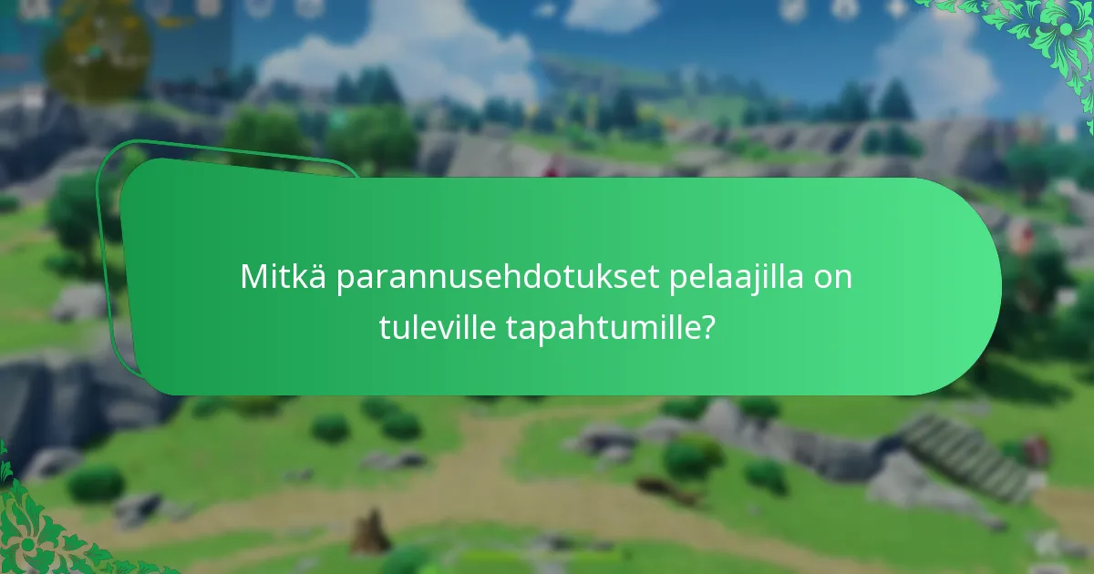 Mitkä tapahtumat saavat eniten pelaajien sitoutumista?